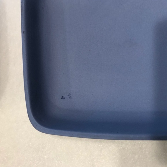 WEDGWOOD JASPERWARE BLUE SQUARE TRINKET BOX WITH LID - Picture 6 of 16